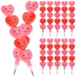 12 Pcs Gingerbread Man Christmas Snowman Pencils Cartoon Novelty Gift