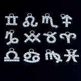 12 Pcs Horoscope Necklace Constellation Charm Pendant Jewelry