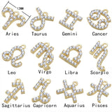 12 Pcs Horoscope Necklace Constellation Charm Pendant Jewelry