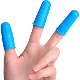 12 Pcs Hot Melt Adhesive Finger Caps Silicone Protectors