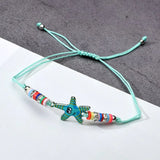 12 Pcs Boho Resin Animal Bracelet Set Women Men Adjustable Jewelry Gift