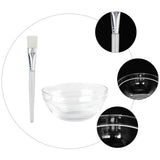 12 Pcs Mask Bowl Brush Set for Face Masks Facial Cover Transparent