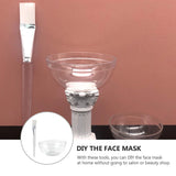 12 Pcs Mask Bowl Brush Set for Face Masks Facial Cover Transparent