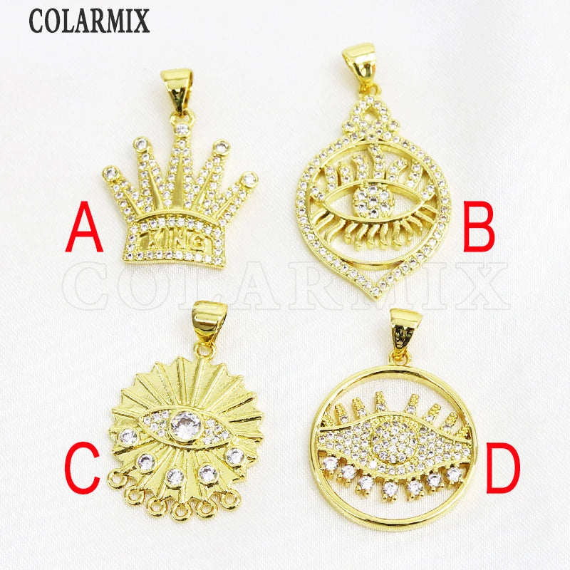 12 Pcs Mix Shape Jewelry Charms Pendant 7504