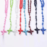 12 Pcs European & American Style Woven Knotted Rope Bracelets