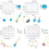 12 Pcs/Set Crystal Epoxy Resin Mold DIY Crafts Jewelry Pendants Making Tool