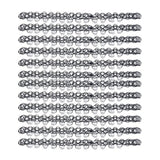 12 Pcs Fishline Tattoo Chokers Necklace Set Vintage Gothic Punk Hippy Hollow