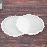 12 Pcs Silicone Agate Coaster Resin Casting Mold for DIY Home Decoration