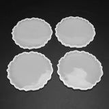 12 Pcs Silicone Agate Coaster Resin Casting Mold for DIY Home Decoration