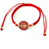 Adjustable Colorful Saint Benedict Rope Bracelet Set