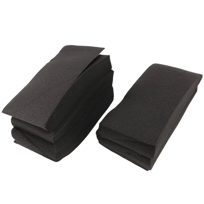 12 Pcs Sound-Absorbing Foam Board, Trap Wedge Shape Brick