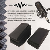 12 Pcs Sound-Absorbing Foam Board, Trap Wedge Shape Brick
