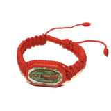 12 Pcs String Bracelet Green Prayer Anklet Gift Holy Father Mom