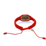 12 Pcs String Bracelet Green Prayer Anklet Gift Holy Father Mom
