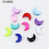 12 Pcs Crescent Pendant Charms for Necklaces