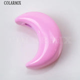 12 Pcs Crescent Pendant Charms for Necklaces