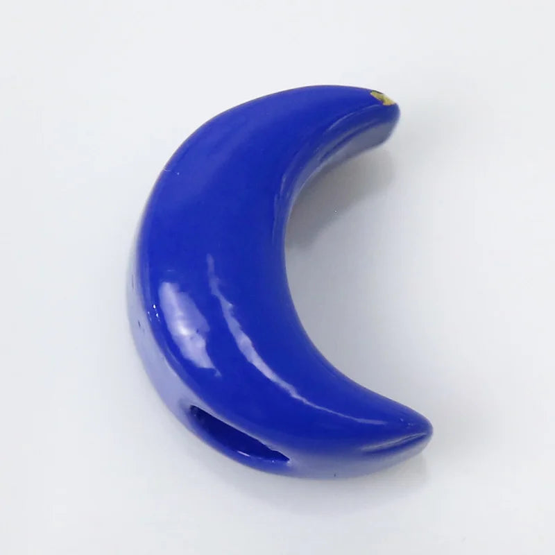 12 Pcs Crescent Pendant Charms for Necklaces