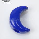 12 Pcs Crescent Pendant Charms for Necklaces
