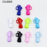 12 Pcs Spray Paint Bottle Pendant Charms Mix Jewelry Charms 8557