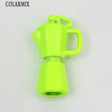 12 Pcs Spray Paint Bottle Pendant Charms Mix Jewelry Charms 8557