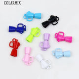 12 Pcs Spray Paint Bottle Pendant Charms Mix Jewelry Charms 8557