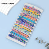 12 Pcs Nepal Style Friendship Bracelets Bulk for Women & Kids