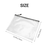 12 Pcs A4 Zipper Mesh File Bag for Board Game Storage
