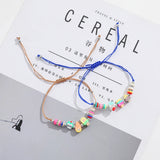 12 Pcs Ice Cream Charm Bracelets Set for Women Adjustable Wristband Gift