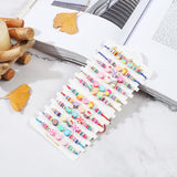12 Pcs Ice Cream Charm Bracelets Set for Women Adjustable Wristband Gift