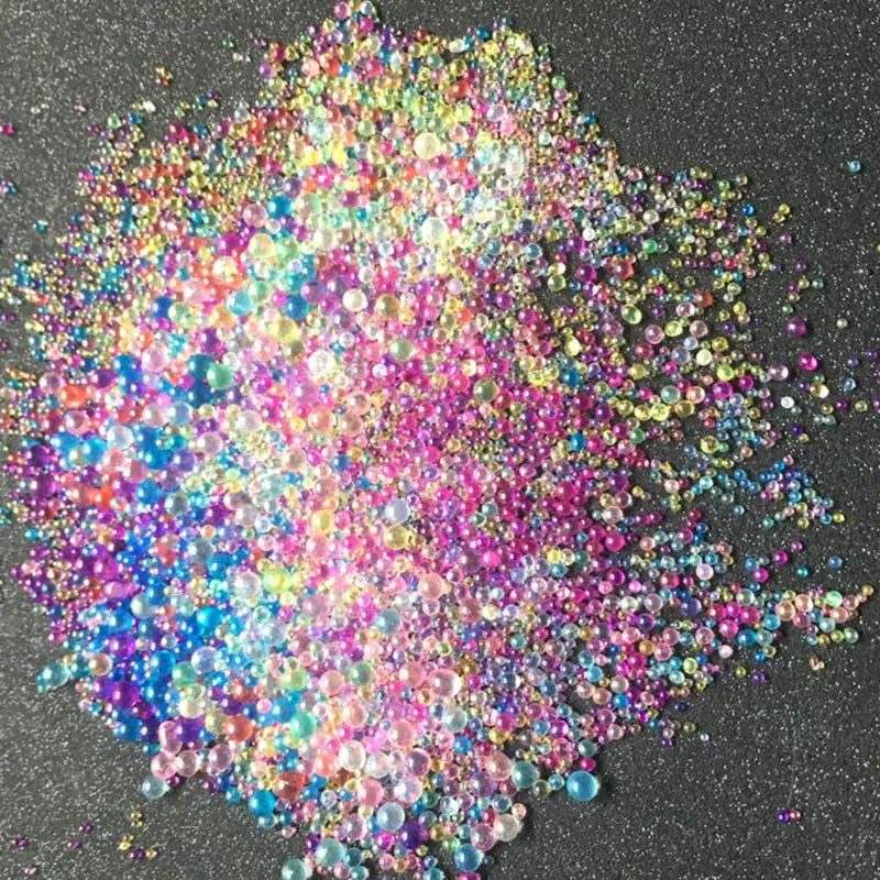 12 Pcs DIY Crystal Epoxy Filler UV Resin Glue Beads Filling Material