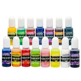 12 Pcs UV Epoxy Pigment Set for Resin Jewelry Making