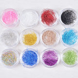 12 Pcs Mixed Grid Thin Line Metal Wire Epoxy Filling Mold Crafts DIY Jewelry