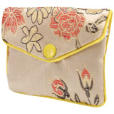 12-Piece Silk Purse Gift Bag, Brocade Embroidery Bag, Various Colors
