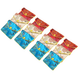 12-Piece Jewelry Silk Embroidery Gift Bag, Assorted Colors
