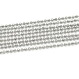 12 Pcs 24 Inch Stainless Steel Ball Chain 2.4mm for Army Dog Tag