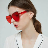 12 Pcs Candy Heart Love Glasses Rimless Women Sunglasses