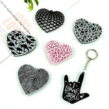 Valentines Series Pendant Mold Clay Keychain Moulds