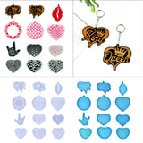 Valentines Series Pendant Mold Clay Keychain Moulds