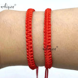 12 Red Knotted Braid Friendship Bracelets Men Women Gift