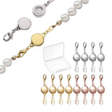 12 Round Magnetic Jewelry Clasps for Necklace Bracelet Making