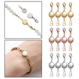 12 Round Magnetic Jewelry Clasps for Necklace Bracelet Making