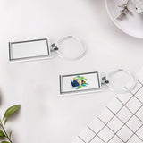 12-Piece Sublimation Blank Keychain Metal Heat Keychain for Supplies