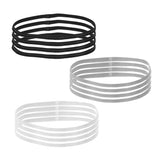12 Pack Non-Slip Elastic Sport Headbands for Women and Men