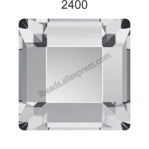 12pcs 2400 Square Flat Back Rhinestones for Nail Art Jewelry Clothing