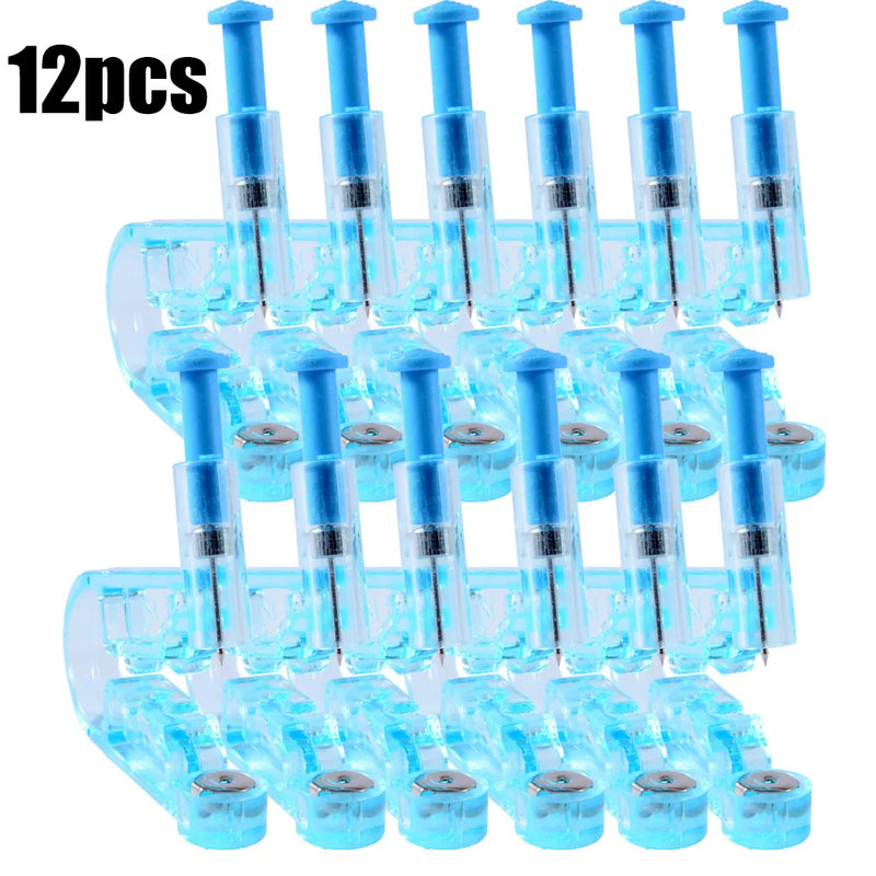 12 Set Ear Piercing Gun Kit Asepsis Disposable Safety Earring Piercer Tool