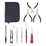Jewelry Making Kit with Zipper Storage Tool for Crafting and Repairing