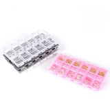 Adjustable Plastic Storage Box Case Organizer for Beads Earring Jewelry