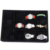 12 Slots Watch Jewelry Display Case Bracelet Bangle Organizer
