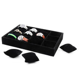 12 Slots Watch Jewelry Display Case Bracelet Bangle Organizer