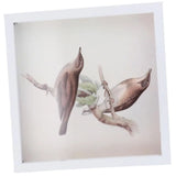 12'' Square Wood Look Photo Frame Display Holder